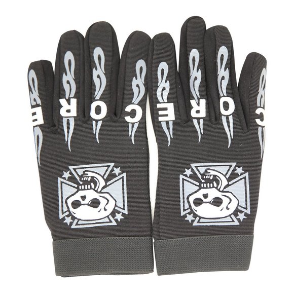 Men's Mechanic Gloves with Skull Core Graphics - Picture 1 of 4